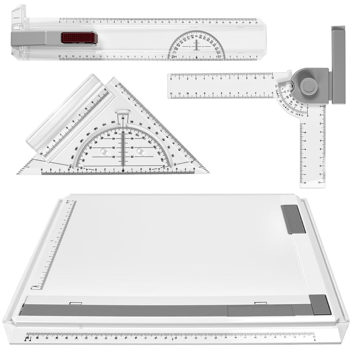Zeichenplatte A4 Zeichenbrett Schnellzeichendreieck Zeichenschiene Architektur Zeichenbretter Geomet