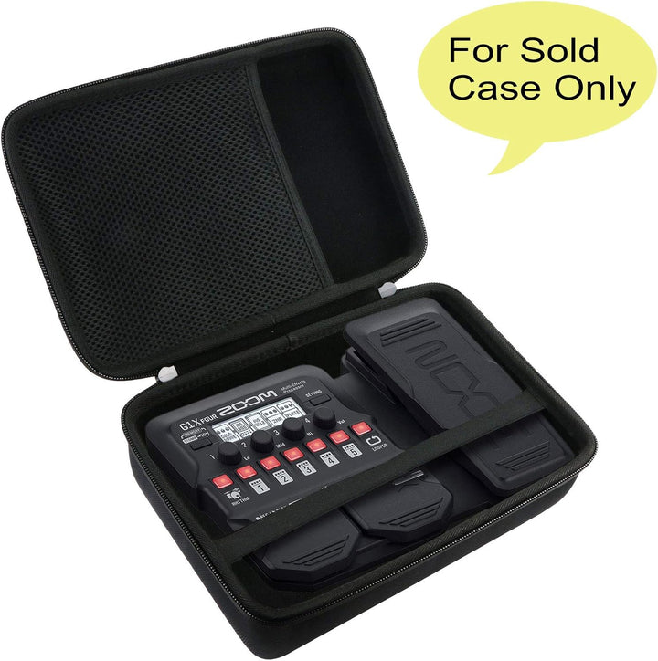 co2CREA Hart Reise Schutz Hülle Etui Tasche für Zoom G1X / B1X / A1X FOUR/IFS Multieffektpedal Amp S