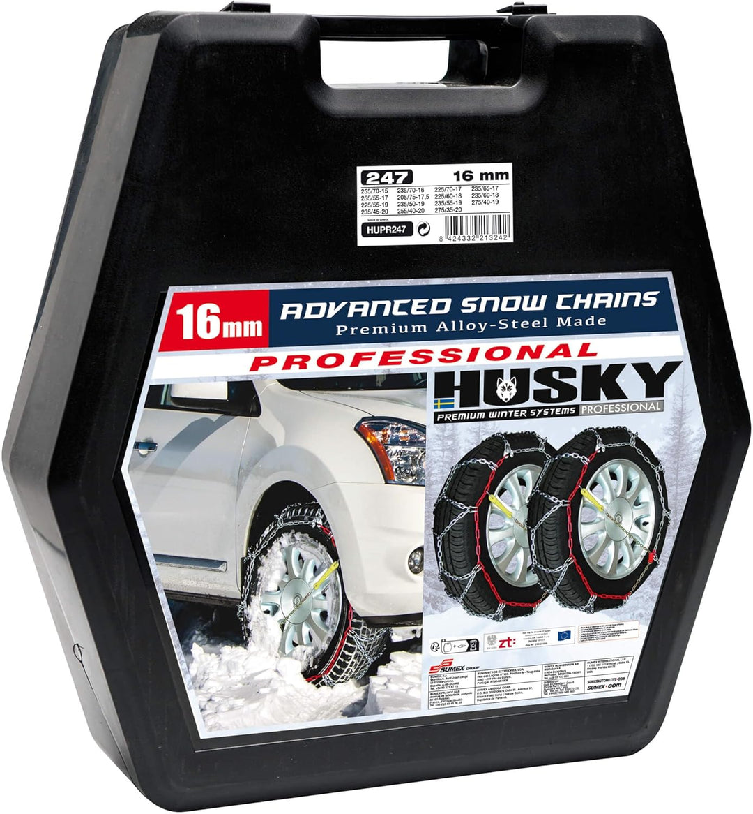 SUMEX HUPR247 4WD Husky Professional Schneeketten 16 mm, HUPR247