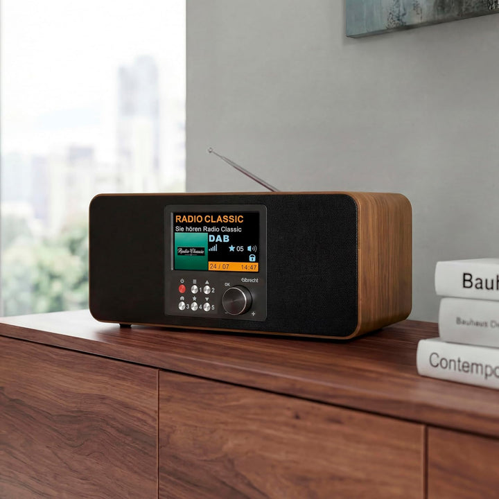 Albrecht DR 864 Digitalradio Stereo, DAB+/UKW, grosses 4,3" Farbdisplay, ASA | 4,3" Farbdisplay, ASA