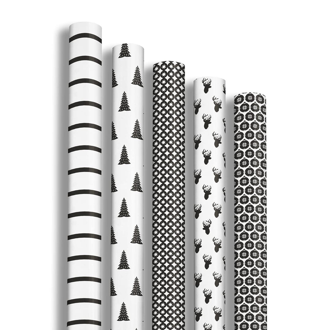 Clairefontaine 211424AMZC - Packung mit 12 Rollen Geschenkpapier Excellia, 2 m x 70 cm, 80g, 1 Pack,