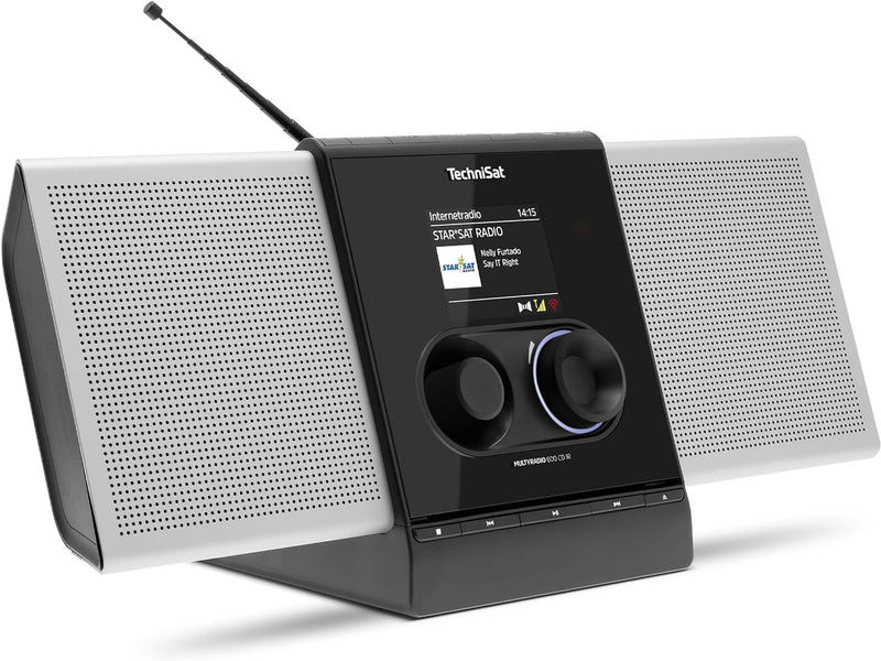 TechniSat MULTYRADIO 600 CD IR - Internetradio (Kompaktanlage, WLAN Radio, DAB+, UKW, Spotify, Bluet