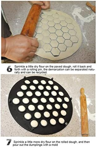 Dumpling Maker-37 Holes Knödel Maker Dumpling Mould Knödelform Aluminiumlegierung Ravioli DIY Maker
