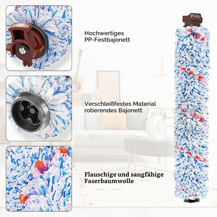 Bürstenrolle Filter Zubehör Kompatibel mit 2 Multiflächen-Bürstenrolle, 2 Ersatz Filter, Milti-surfa