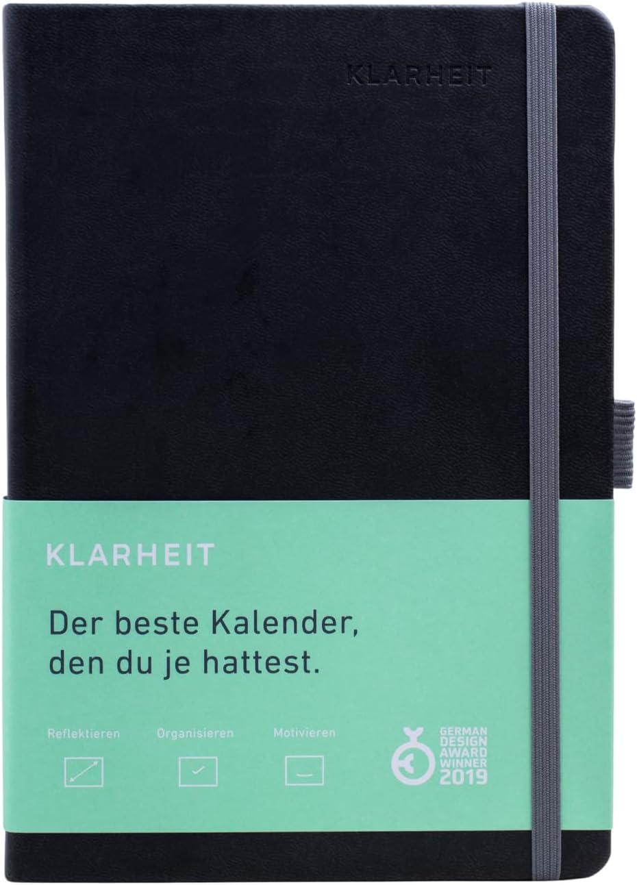 KLARHEIT KALENDER undatiert mit 52 Wochen (A5) – dein Organizer, Terminplaner, Notizbuch und Termink