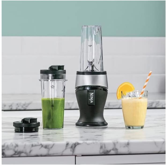 Ninja QB3001EUS Standmixer, 2 Becher, 470 ml, 700 W