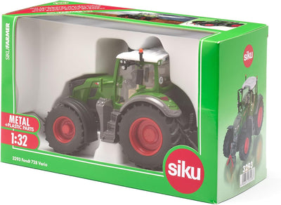 siku 3293, Fendt 728 Vario, Spielzeug-Traktor, 1:32, Metall/Kunststoff, Grün, Abnehmbare Kabine, Gum