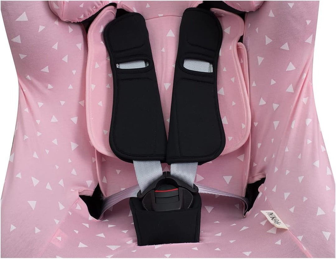 JYOKO Kids Bezug kompatibel mit Romer King II, Trifix (Pink Sparkles), Pink Sparkles