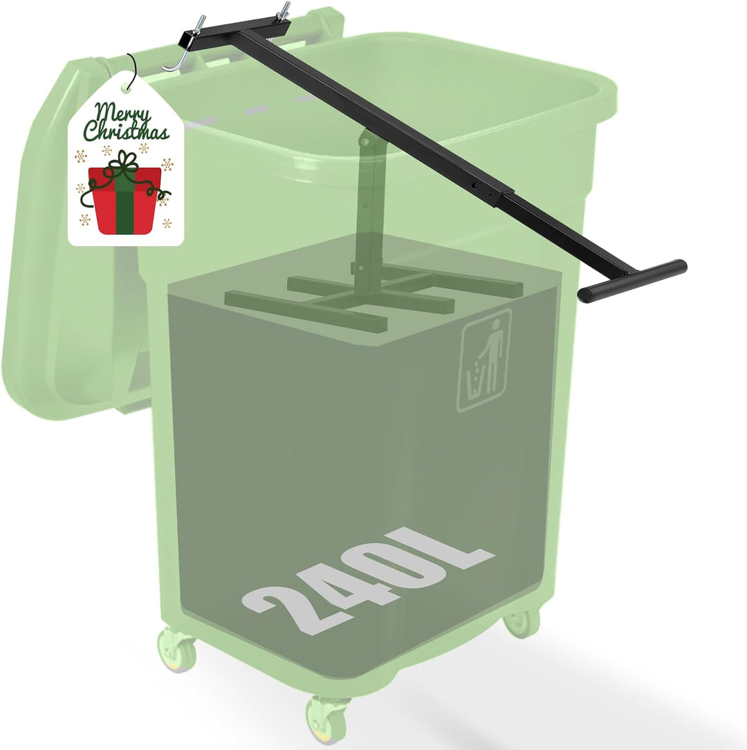 NEWTRY Manuelle Müllpresse, Müllverdichter für 120L-360L Mülltonne, Komprimiert Haushalts-, Küchen-