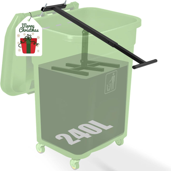 NEWTRY Manuelle Müllpresse, Müllverdichter für 120L-360L Mülltonne, Komprimiert Haushalts-, Küchen-