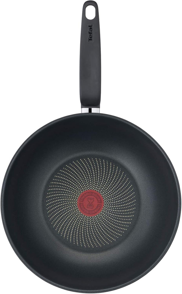 Tefal Primary Wokpfanne 28 cm, Edelstahl mit Antihaftbeschichtung Wok Antihaftbeschichtung 28 cm, Wo
