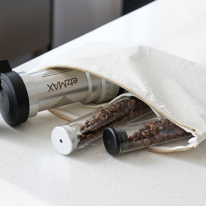 watchget Kaffeebohnenbehälter, 6 Stück Kaffeebohnenkeller-Röhren, Einzeldosis, Kaffeebohnen-Aufbewah