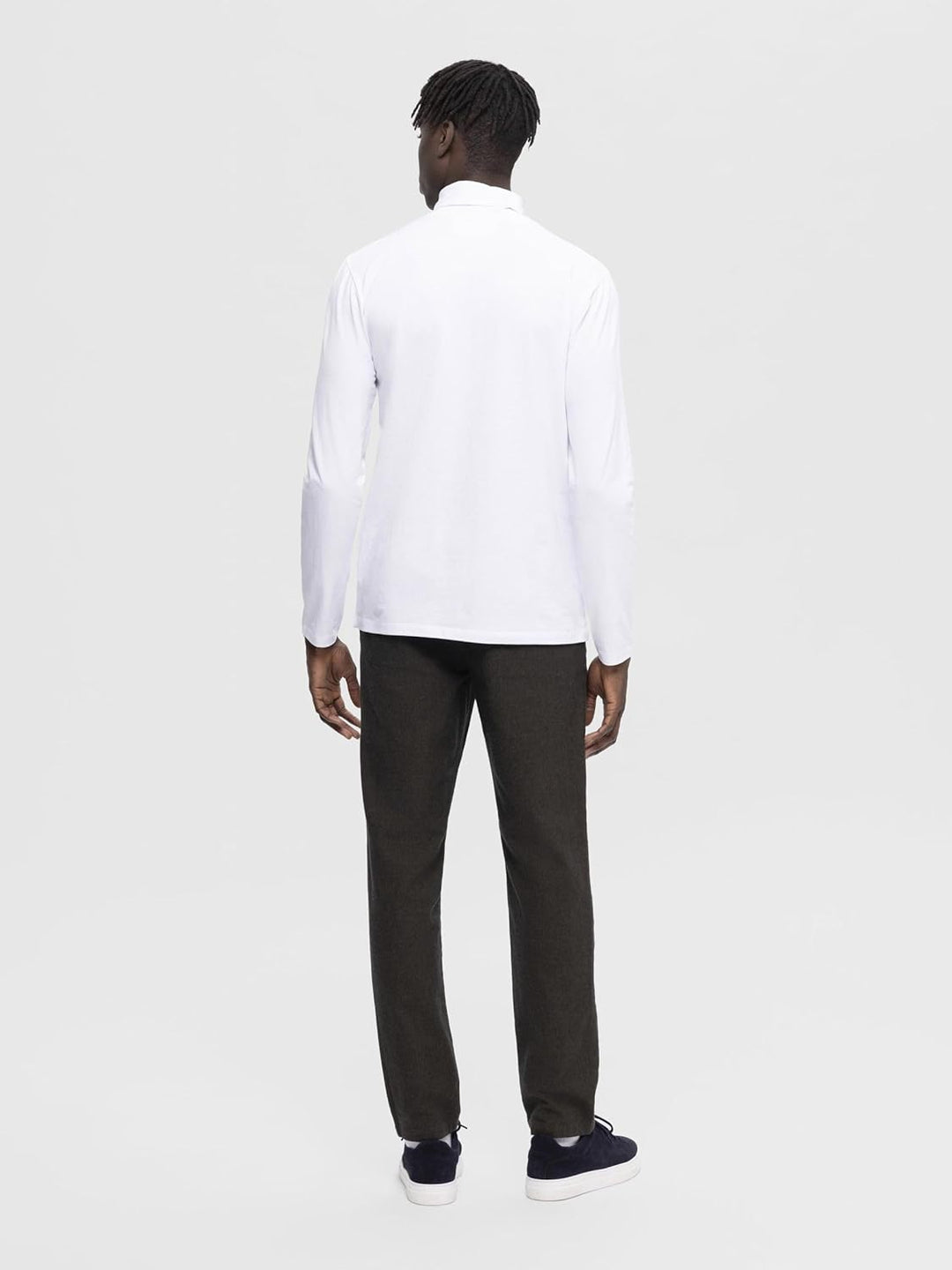 SELECTED HOMME Male Oberteil mit Langen Ärmeln Rollkragen XXL Bright White, XXL Bright White