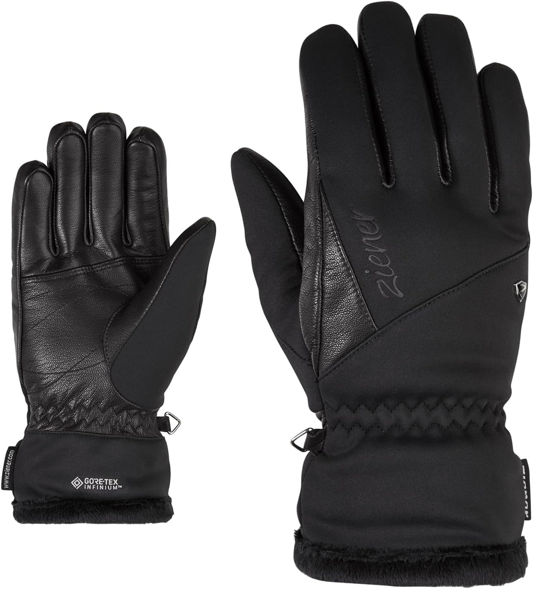 Ziener Damen Irda 6.5 Schwarz, 6.5 Schwarz