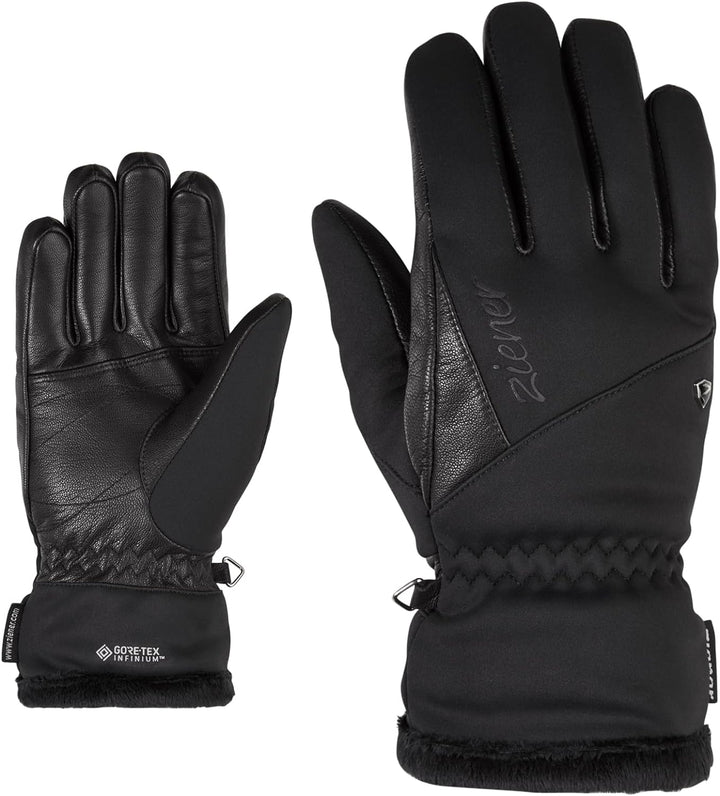 Ziener Damen Irda 6.5 Schwarz, 6.5 Schwarz