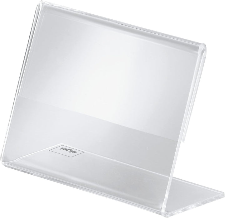 SIGEL PA107 Preisaufsteller für 90x60 mm, 10 Stück, Acryl 2 mm 90 x 60 mm, 90 x 60 mm