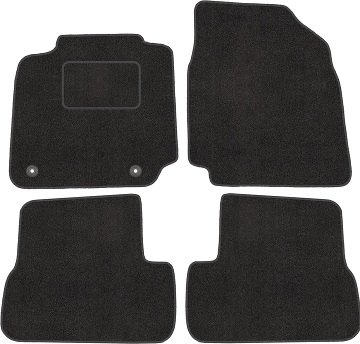 Velour Fussmatten Satz für Nissan Micra K12 (2003-2010) Premium Qualität - 4-teilig - Passgenau