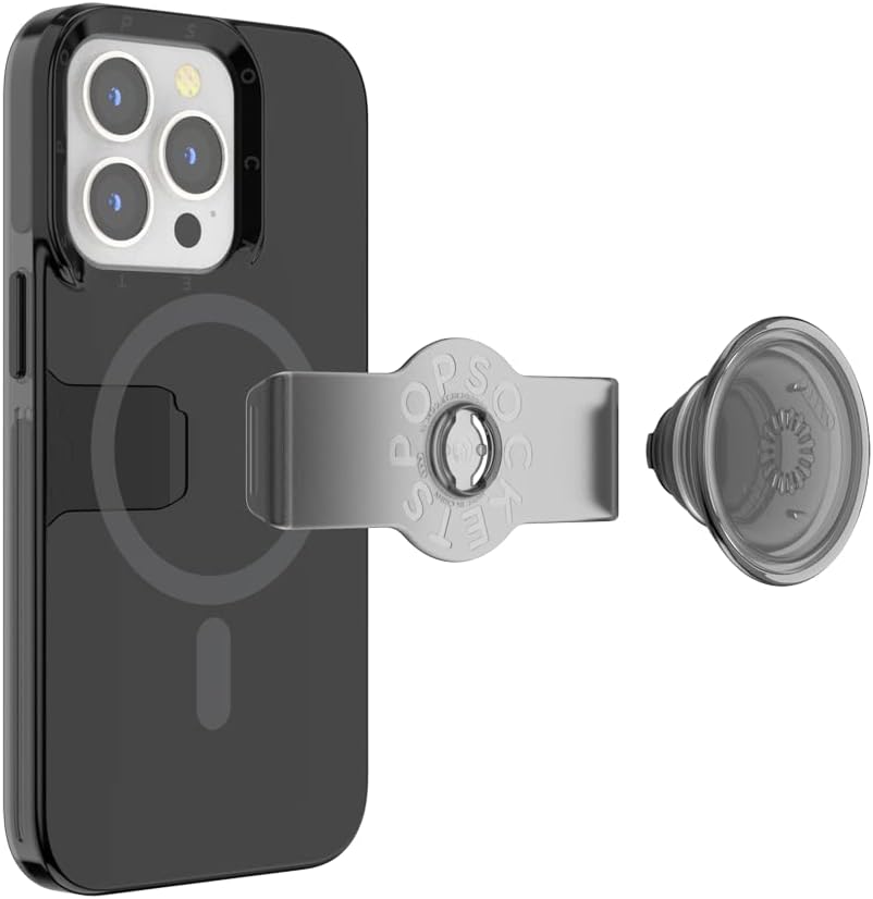 PopSockets: PopCase Kompatibel mit Magsafe - Hülle für iPhone 13 Pro mit Abnehmbarem PopGrip Slide S