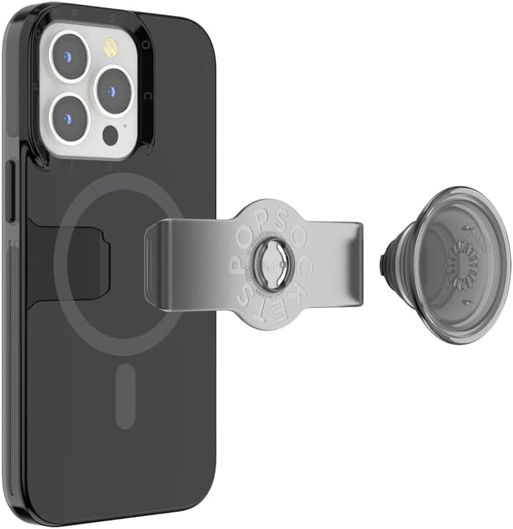 PopSockets: PopCase Kompatibel mit Magsafe - Hülle für iPhone 13 Pro mit Abnehmbarem PopGrip Slide S