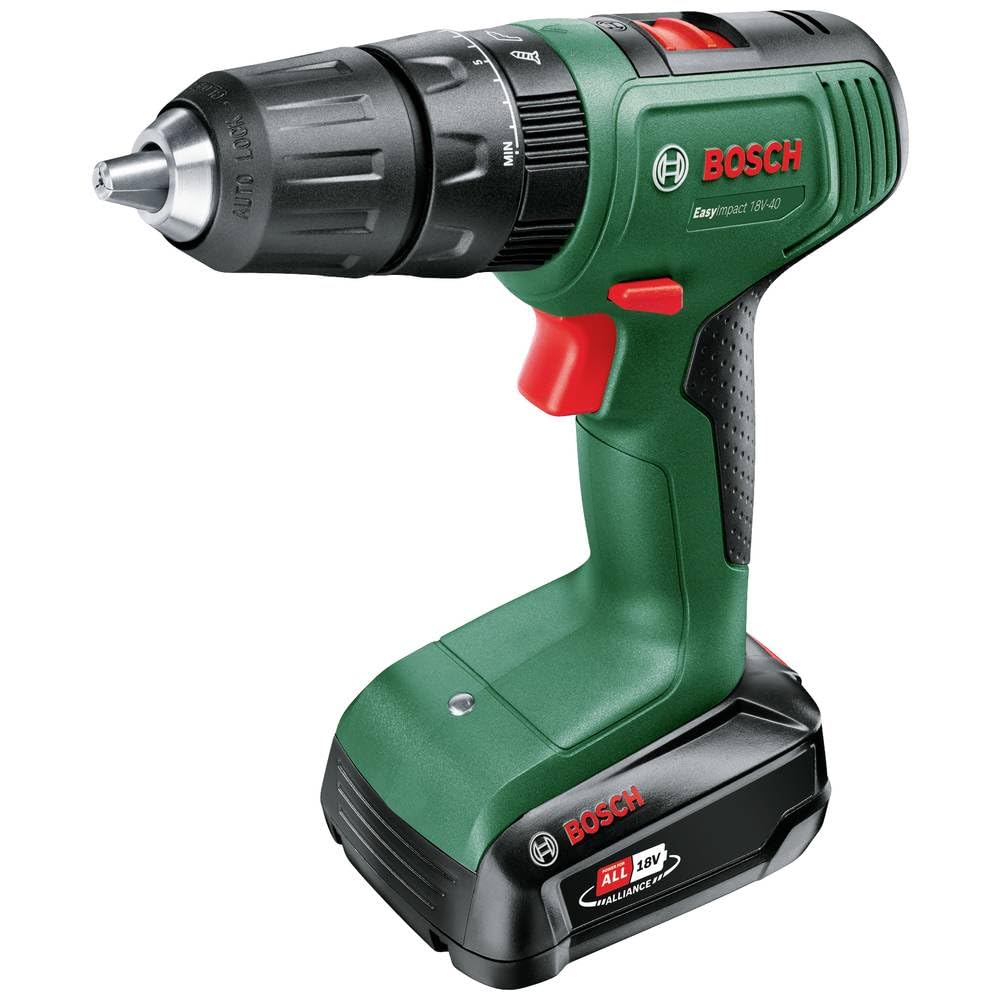 Bosch EasyImpact 18V-40 Drill + SystemBox (2 x Akku & Ladegerät im Lieferumfang enthalten)