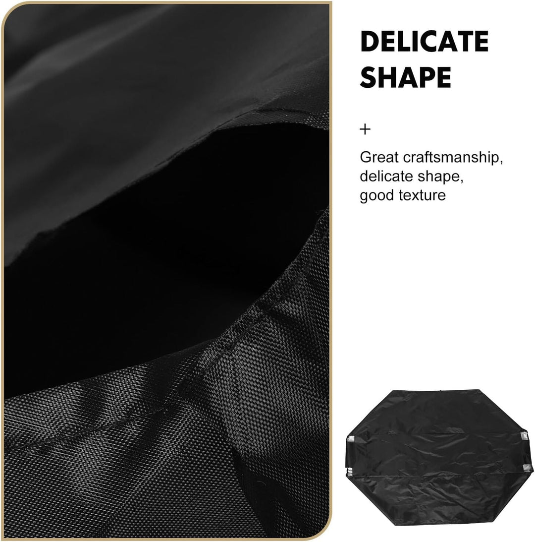 BESPORTBLE Robuste Brennholzregal Abdeckung 150X36X36cm aus Reissfestem Material Schwarze Staubschut