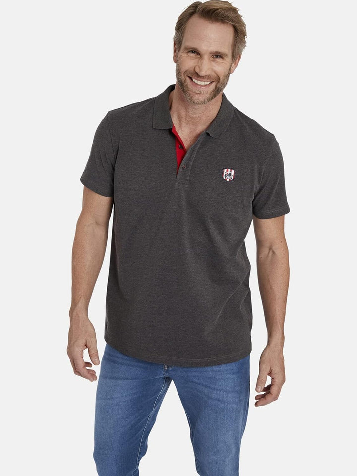 Jan Vanderstorm Herren Poloshirt Nisse | Kurzarm Polohemd | Reine Baumwolle | grosse Grössen L-7XL 3