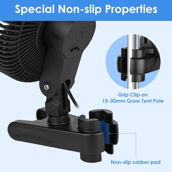 Clip Grow Ventilator mit Clip 6 Zoll