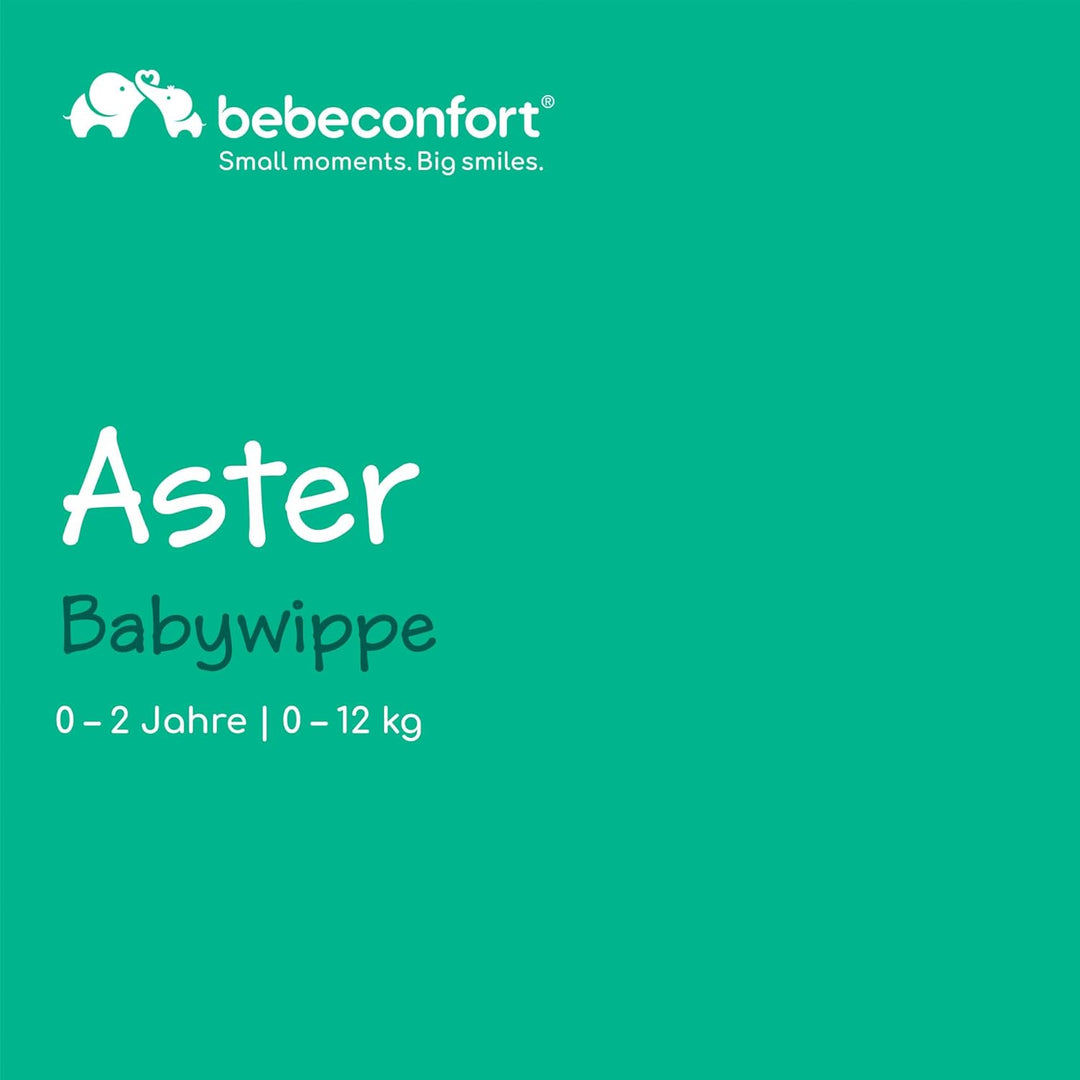 Bebeconfort Aster, Babywippe, 0–2 Jahre, Leichtgewicht (2,7 kg), ultra-kompakt zusammenklappbar, ver