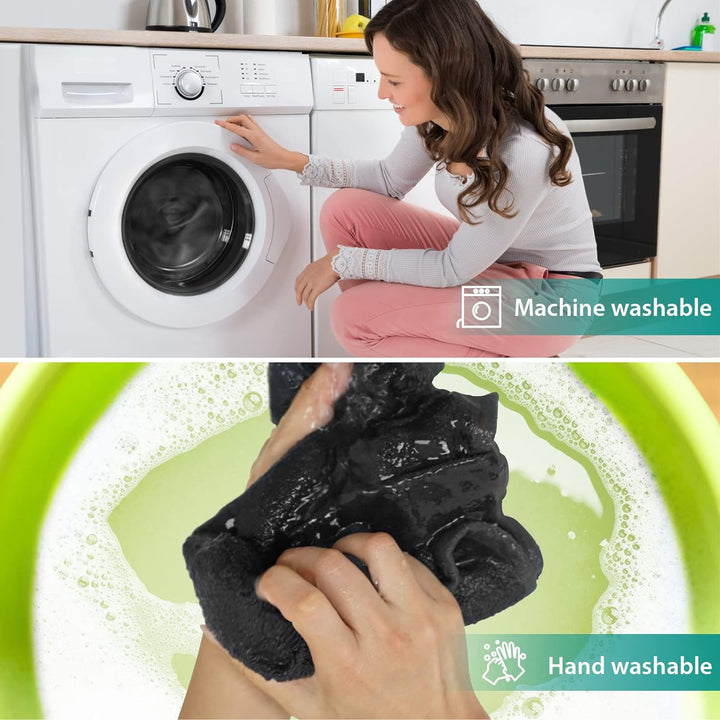 PETTOM Hundebademantel Mikrofaser Schnelltrockend, Bademantel Hund Baumwolle Super Saugfähig, Badema