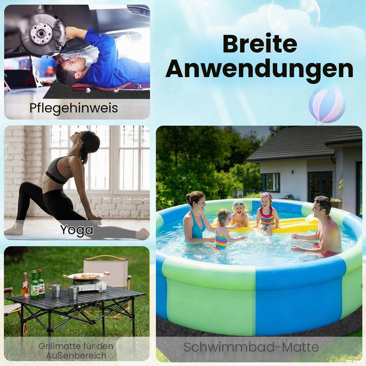 Whirlpool Poolmatten Schutzboden, Pool Bodenmatte,13,12 Fuss Outdoor Poolunterlage Poolmatten Schutz