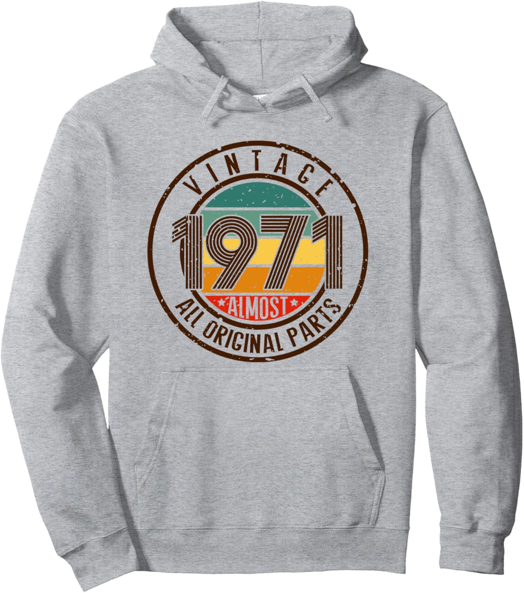 Vintage 1971 Alle Originalteile Shirt 50. Geburtstag 1971 Pullover Hoodie