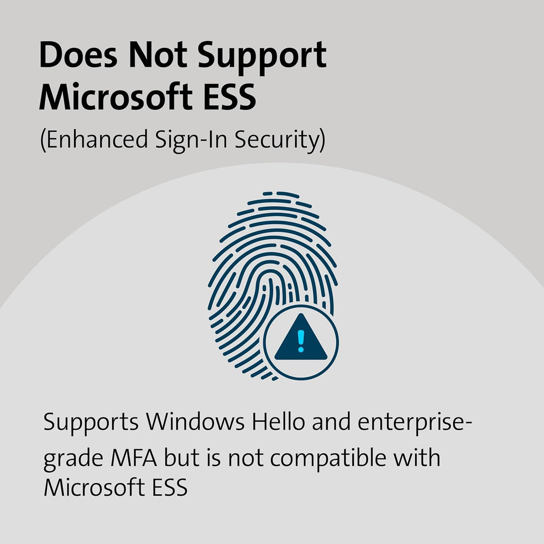 Kensington VeriMark™ IT Fingerabdruck-Schlüssel – FIDO2/WebAuth, Windows Hello™ & Windows Hello for
