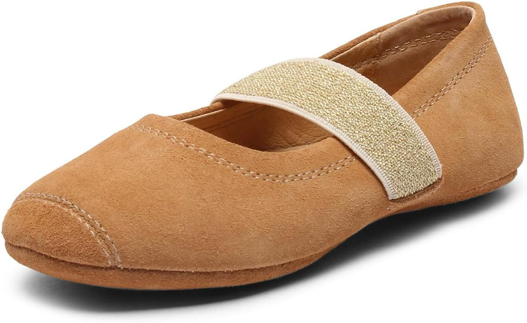 Bisgaard Mädchen Ballet Flat 24 EU Tan, 24 EU Tan