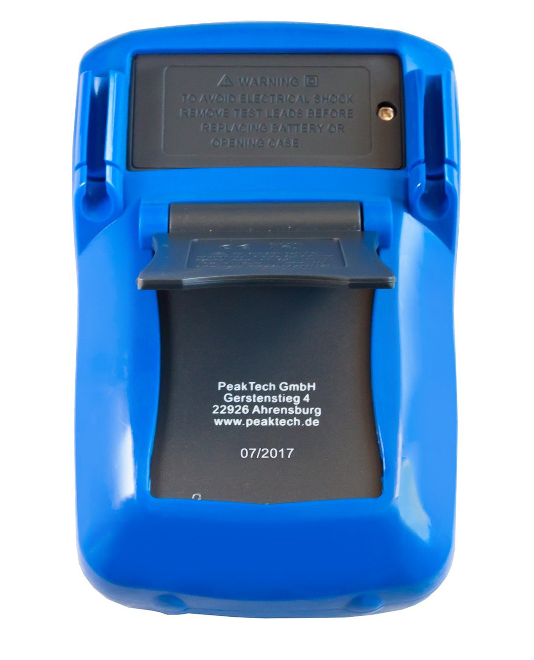 PeakTech Analog Amperemeter; Cat III 600V; Max. 10A AC/DC; 5mA/ 50mA/ 500mA/ 10A AC DC; analoges Ins