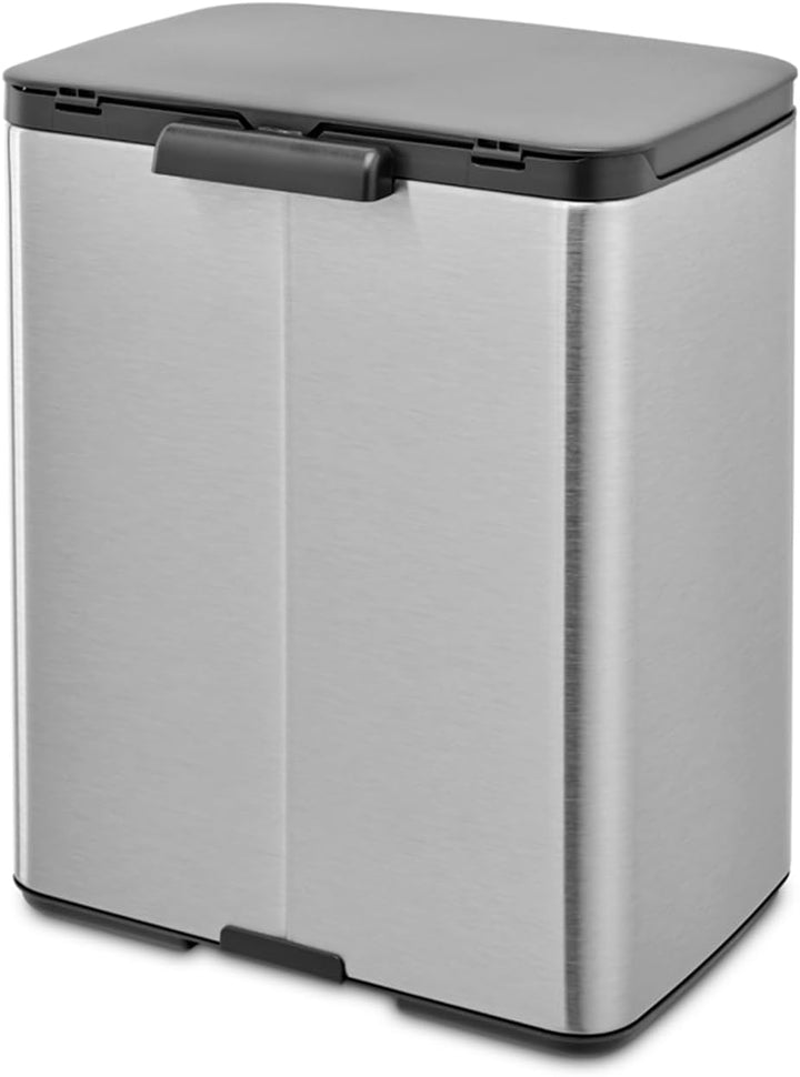 Brabantia - Bo Abfalleimer 12L - Abfalleimer, stilvoll & praktisch - Deckel öffnet leicht, schliesst