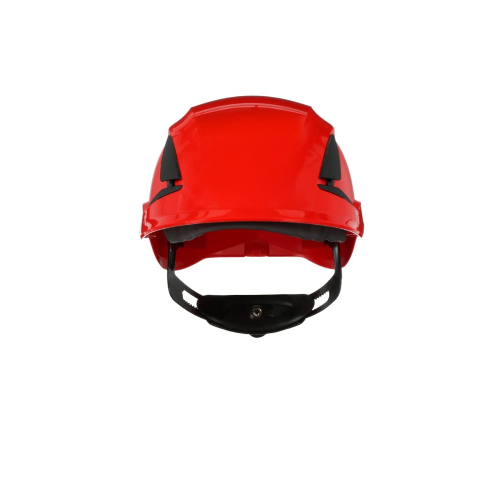 3M SecureFit Schutzhelm, X5505NVE-CE, nicht belüftet, rot, CE, rot Nicht-Belüftet
