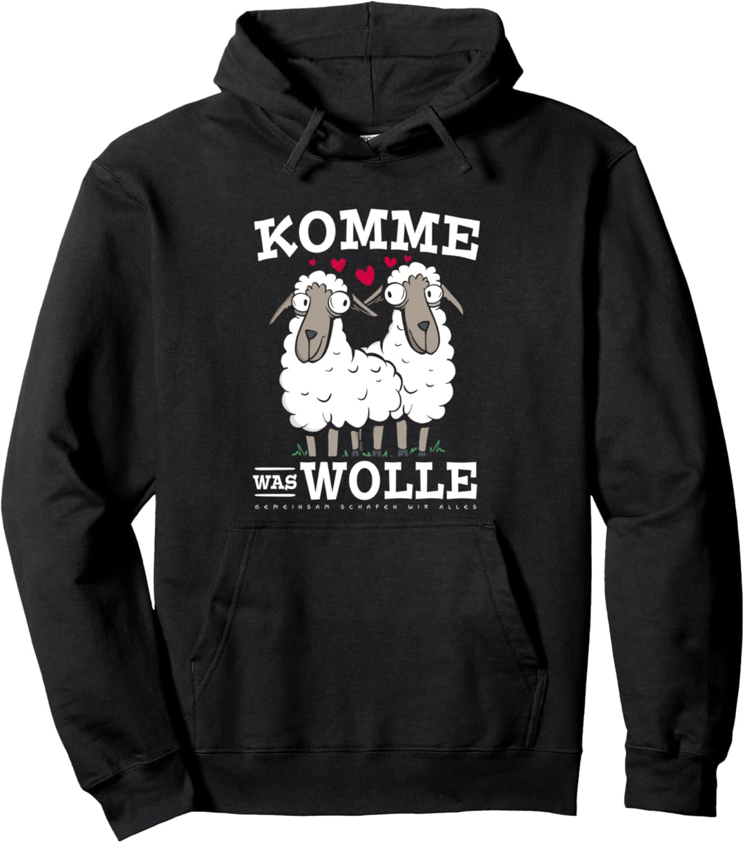 Verliebte Schafe Bauern Schafbauer Landwirt Komme Was Wolle Pullover Hoodie