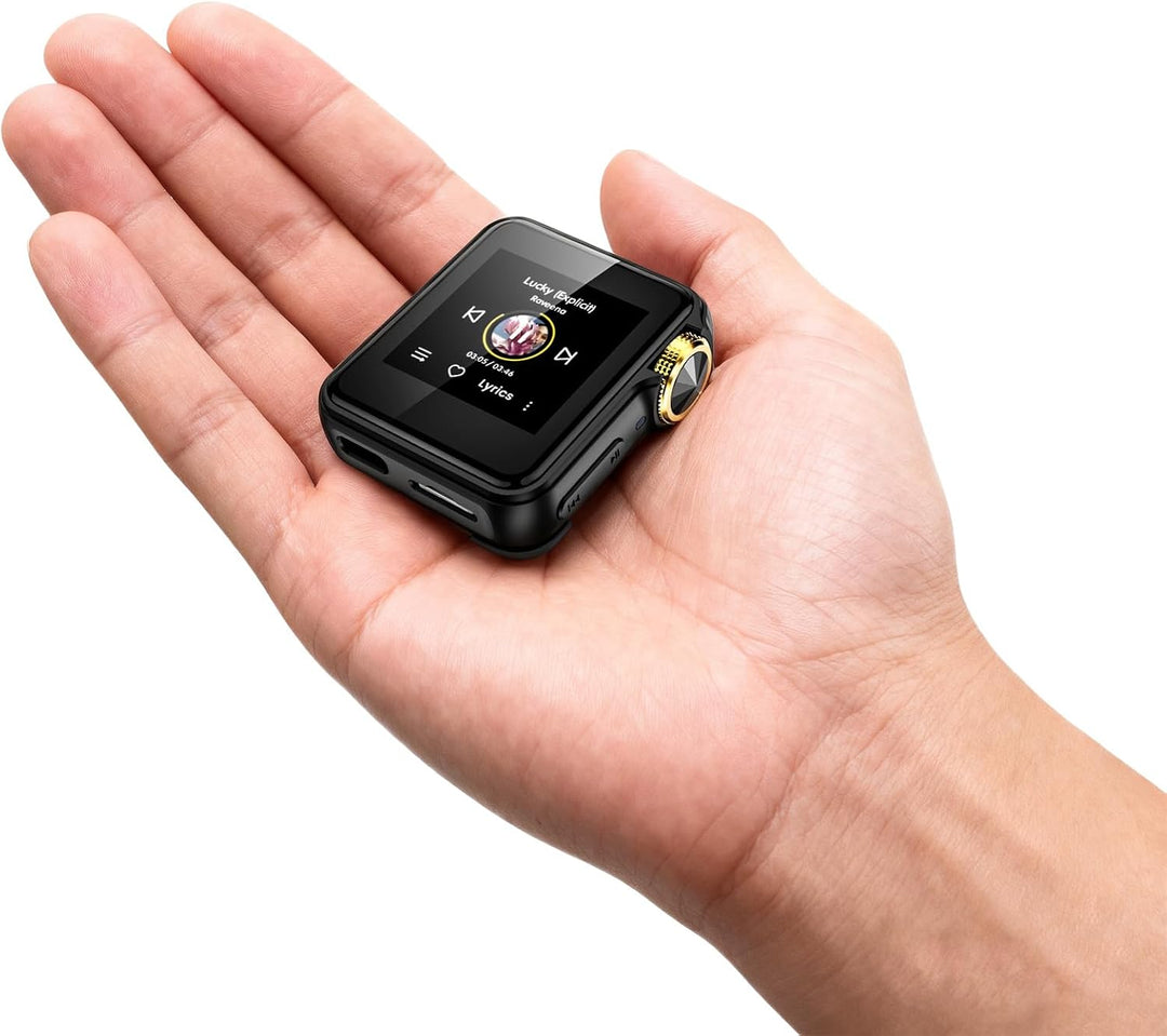 HIFI WALKER H2 Mini MP3 Player Bluetooth HiFi mit Clip, DAC ESS9218, Hi-Res Audio DSD/FLAC, 1,54” To