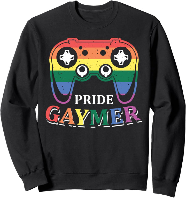 Pride Gaymer LGBT Gay Gamer Rainbow Pride Flagge Sweatshirt