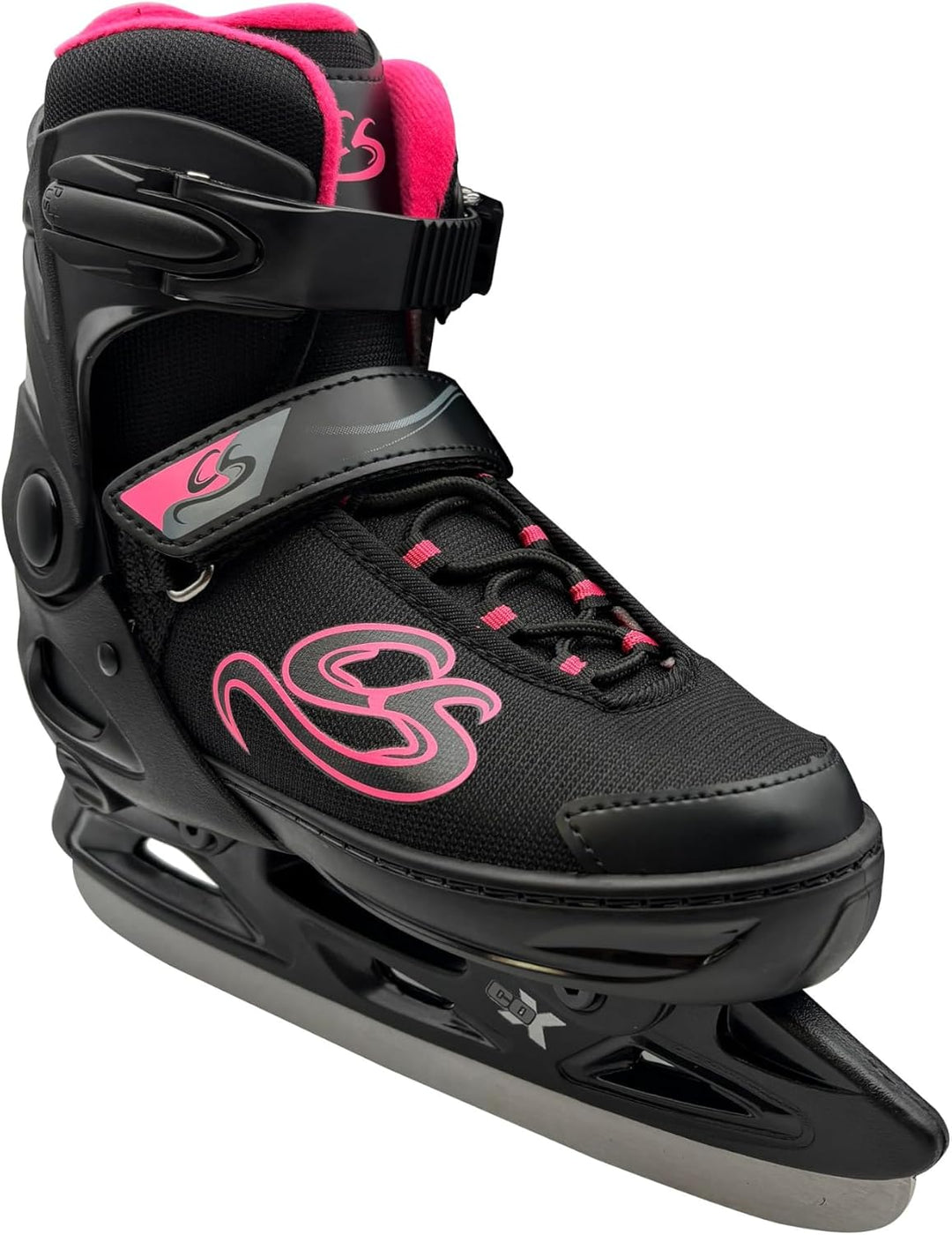 Cox Swain verstellbare Schlittschuhe Crystal, Eislaufschuhe für Kinder, Jugendliche und Erwachsene b