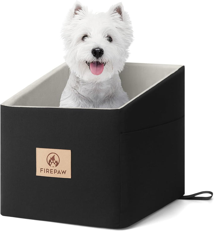 firepaw Car Dog Seat, Auto-Hundesitz für kleine Hunde, Booster Hundesitz mit waschbarem, abnehmbarem