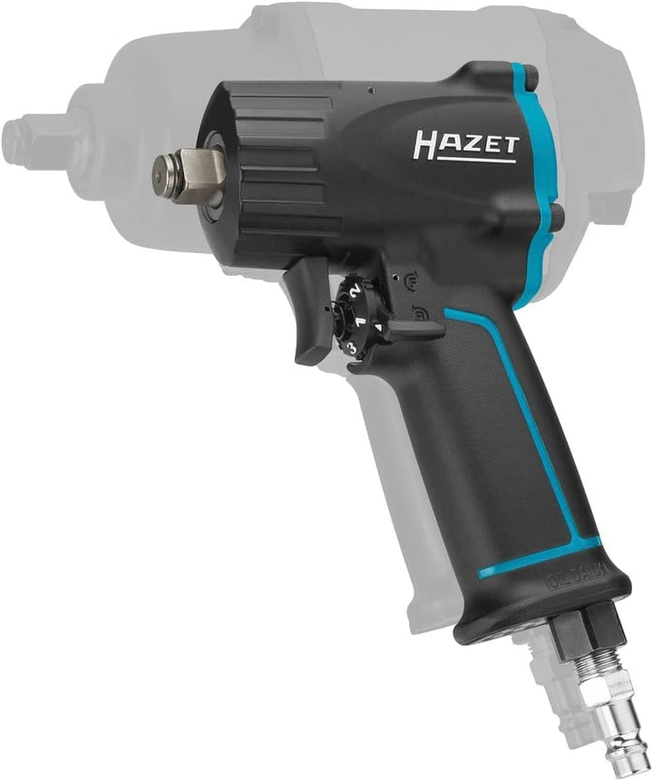 HAZET Druckluft- Schlagschrauber 9011M I Max. Lösemoment 461 Nm I Vierkant 10 mm (3/8 Zoll) I vibrat