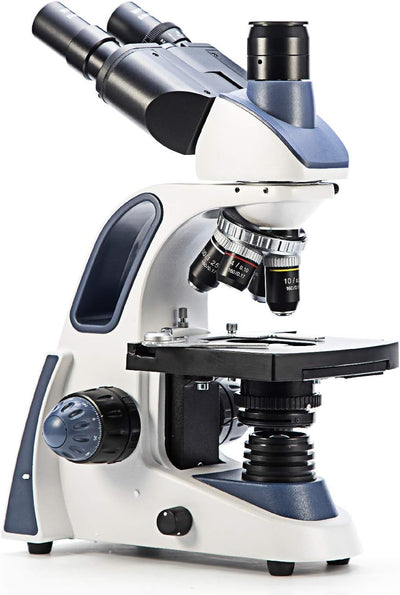 SWIFT SW380T Trinokulares Durchlicht Mikroskop 40X-2500X, Siedentopf Kopf, Labor Compound Mikroskop