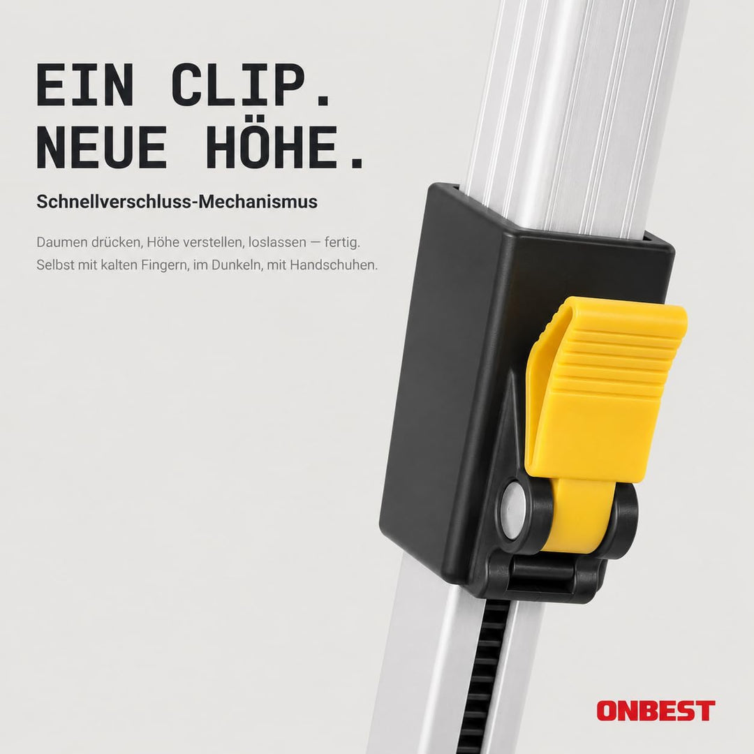 Onbest Camping Klapptisch – Campingtisch klappbar – Angeltisch, Gartentisch 2 Personen – mit robuste
