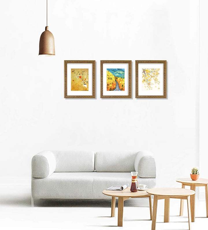 Golden State Art, Bilderrahmen, 28 x 35 cm, mit weisser Matte, für 20 x 25 cm grosse Bilder und Echt