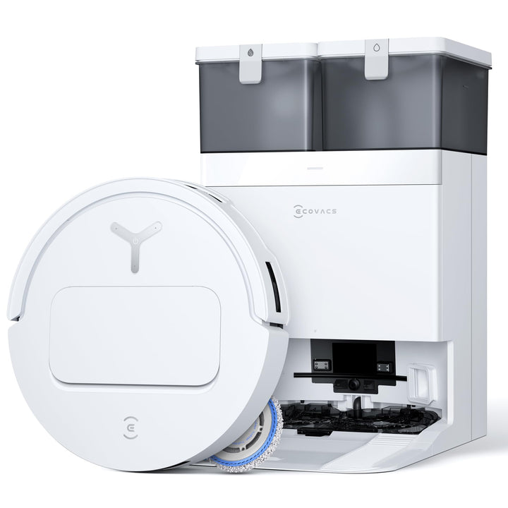 ECOVACS DEEBOT T50 PRO Omni Saugroboter mit Wischfunktion, ausfahrende Seitenbürste und Wischmopp, 1