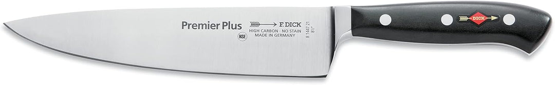 F. DICK Messerset Premier Plus 3-TLG. (Officemesser 12 cm, Kochmesser 21 cm, Tranchiermesser 18 cm,