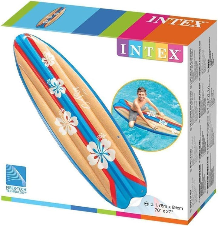 Intex 58152 aufblasbar Surf Matte, Mehrfarbig, 178 x 69 cm Single, Single