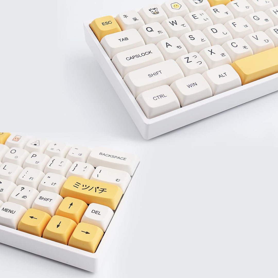 Keycaps Anime PBT Keycaps XDA Profil ANSI Layout Japanese Keycaps 137 Keys Dye-Sublimation für Cherr