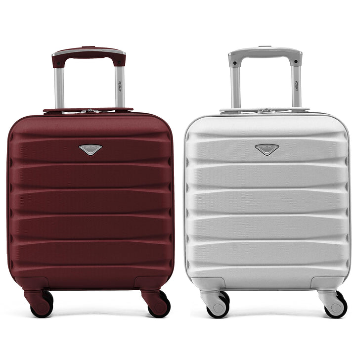 Flight Knight Leichtes, starres ABS-Handgepack mit 4 Radern, zugelassen fur uber 100 Fluggesellschaf